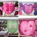 Breakable Heart Mold with Hammer, Chocolate Mold Set - Food Grade, Silicone Heart/Number/Letter Molds for Candy Making - Ideal for Valentine's Day, Christmas, Birthdays