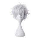 XiongXiongLe Anime Wig Cosplay JJK Gojo Satoru Silver White Costume Hair Replacement Wigs for Adult Party Halloween Christmas
