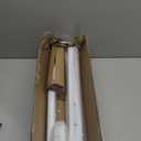 Handrails for Outdoor Steps & Indoor Stair Railing Kit, 1-2 Steps Safety Hand Rail for Porch & Deck (White-Straight)