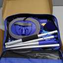21Pcs Car Wash Kit,62" Car Wash Brush Mop with Long Handle,Car Cleaning Kit,Car Detailing Brush Set,Car Wash Bucket with Filter,Windshield Window Squeegee for Cars RV Truck Boat (Blue)