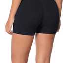 Sunzel Women's Seamless Scrunch Butt Biker Shorts High Waisted Booty Lifting Workout Yoga Gym Shorts with Tummy Control (Black, XL)