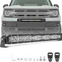 20 Inch Light Bar, LUMIMOTOR 20 Inch Slim LED Light Bar 20000LM Spot Flood Combo Beam Off Road Driving LED Fog Lights for Truck SUV UTV ATV Pickup Grille Bumper