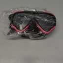 EverSport Swim Goggles Adult with Nose Cover, Anti-fog Clear Diving Mask Wide View No Blurring for Men Women Youth (Black-Pink)
