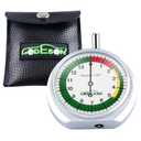 GODESON Tire Tread Depth Gauge,Dial Type Tire Depth Gauge in 32nds,Color-Coded and Easy Reading Tread Depth Gauge Professional for Motorcycle, Car,Truck and Bus, Silver Powder-Coated Zinc Alloy Casing (1 Pack)