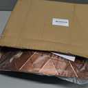 Lanpn Metal Christmas Tree Collar 20 inch, Christmas Tree Ring Collar for Small Mini Pencil Xmas Stand Cover Real Artificial Trees Indoor Outdoor Decoration (Bronze, Diamond)