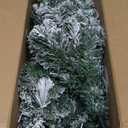 3FT Pre-lit Artificial Small Mini Christmas Tree with Warm White Multi-Color LED Lights, Remote Control and Timer, Perfect for Xmas Tabletop Decorations, Home, Kitchen, Dining Table top Snow