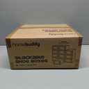 HomeBuddy Shoe Organizer for Closet - 12 Pack Shoe Boxes Clear Plastic Stackable Bins, Clear Shoe Boxes Stackable with Lids, Sneakers Storage Case, Zapateras Organizer for Shoes, Closet Shoe Organizer