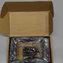 Adjustable Door Barricade Brackets, 2 x Door Security Brackets, Drop Open Bar Holder for Security Door, U Bracket Door Barricade Security Bar Bracket for Outswing Inswing Doors Gates 2x4 (Type U)