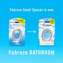 Febreze Bathroom Air Freshener, Odor-Fighting, Plug In Alternative, Air Fresheners for Home and Bathroom and Kitchen, Closet Air Fresheners, Linen & Sky Scent, 4 Count