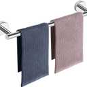 NearMoon Bathroom Towel Bar, Bath Accessories Thicken Stainless Steel Shower Towel Rack for Bathroom, Towel Holder Wall Mounted (1 Pack, Chrome Finish, 24 Inch)