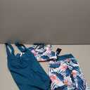 Daci Womens  Piece Tankini Swimsuits with Skirt - Tummy Control Bathing Suit Swim Tank Top and Sport Bra 2026 Athletic Swimwear L, Blue Pink