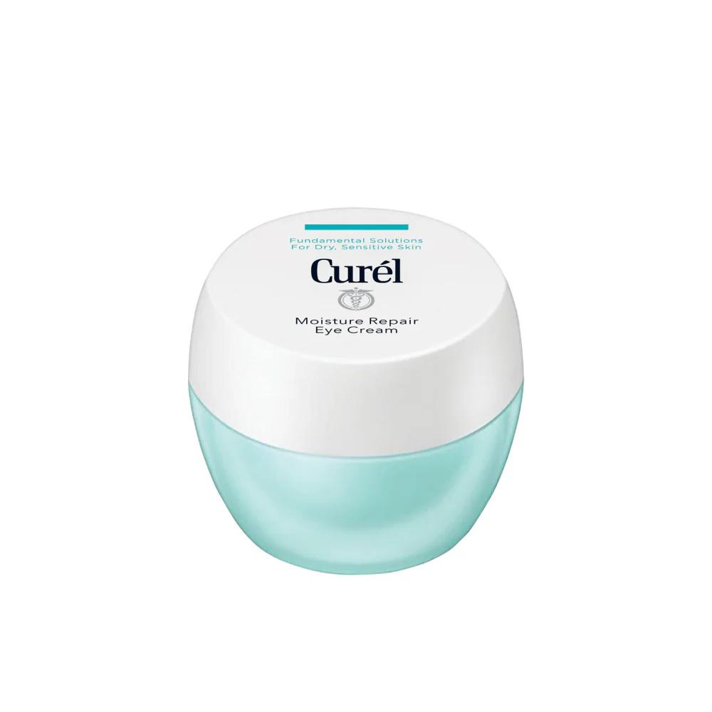 Curel Japanese Skin Care Moisturizer Repair Eye Cream, Under Eye Cream for Dry, Sensitive Skin, Fragrance Free & pH Balanced, 0.8 Oz