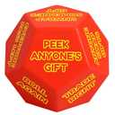 SOGUAOLO Santa Swap Gift Exchange Dice, Christmas White Elephant Game Dice, Xmas Exchange Gifts for Family Party Game, Christmas Stocking Stuffers Gift for Teens Grandkids Holiday Parties