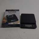Taylor Glass Top Food Scale with Touch Control Buttons, 11 lb Capacity, Black
