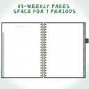 And Per Se Teacher Planner 2025-2026 Academic Year -Teacher Lesson Planner from July 2025 to June 2026, 8.5" x 11", Weekly & Monthly Planning for Teachers with Monthly Tabs, Stickers (Forest Green)