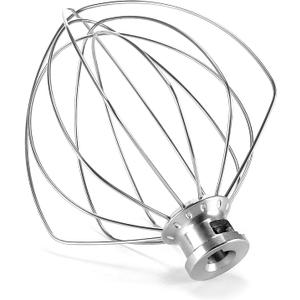 Whisk Attachment for Kitchen Aid 6 Qt Bowl-Lift Stand Mixer, Stainless Steel 6-Wire, Replace KN256WW, for Professional 6 & 600, KD26, KP26, KL26, KT26, KV25 by TOMOON