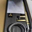 Pull Down Kitchen Faucet with Cup Washer Brushed Gold