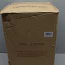 Treekee Outdoor Wall Light Fixture, Vintage Wall Exterior Lantern with E26 Socket & Wood Grain Glass, Matte Brown Rustic Wall Sconce Farmhouse Porch Lamp for Patio, Garage, Yard, Front Door