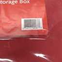 Multi-Purpose Storage Box, Ideal Storage Solution for Holiday Decorations, Ornaments, Accessories, And Household Essentials, Red (14 in L x 20 in W x 10 in H (35.5 cm x 50.8 cm x 25.4 cm)