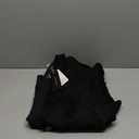 PRETTYGARDEN Blazers for Women Business Casual Fall Dressy Oversized Faux Suede Suit Jackets Work Office Teacher Clothes (Small, Black)