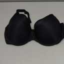 Vanity Fair Women's Illumination Front Closure Bra, 3-Way Convertible Straps, Lightly Lined Cups up to DD (40D, Black)