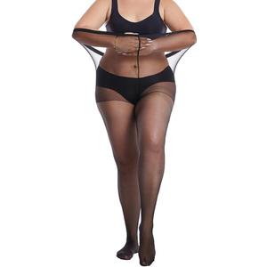Plus Size Sheer Pantyhose for Women Sheer Tights 20D Ultra Thin High Waist Stockings