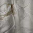 Bedsure 100% Washed Cotton Duvet Cover Oversized Queen - Bright White Minimalist Cotton Duvet Cover Linen Like for All Seasons - Plain Simple Bedding Set (Bright White, Oversized Queen, 98"x98")