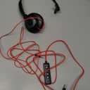 USB Headset with Mic for PC, On-Ear Computer Laptop Headphones with Noise Cancelling Microphone in-line Control for Home Office Online Class (USB+3.5mm Single Ear Headset, Black)