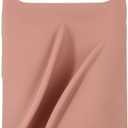 Soft Touch Silicone Lip Gloss Phone Case for iPhone 17 Pro Max, Minimalist Matte Design, Shockproof & Anti-Fingerprint Cover (Nude Pink)