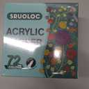 Acrylic Paint Pens Markers Set, 72 Colors Extra Fine Tip Point Acrylic Paint Markers for Textile, Rock Painting, Canvas, Wood, Ceramic, Glass, Stone, Fabric, DIY Crafts & Art Supplies