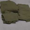 Extra Deep Queen Sheet Set - 6 Piece Breathable & Cooling Sheets - Hotel Luxury Bed Sheets Set - Easy & Secure Fit - Soft, Wrinkle Free & Comfy Sheets Set - Sage Green Sheet Set w/Extra Deep Pockets