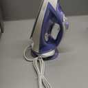 Cordless Iron for Clothes, 1550W 2-In-1 Cordless/Corded Steam Iron Rapid Heating, Ceramic Soleplate, 3-Way Auto-Off, Self-Cleaning, 12.85oz Water Tank Ironing Clothes for Home, Purple