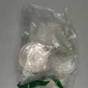 TOSSWARE NATURAL Flat Sip Lid Set of 50 - Plant Based 98mm Lids for Cold Cups - Plastic Alternative Clear Lids - Only Compatible with TOSSWARE NATURAL 98mm Cups