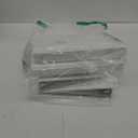 1-inch 3 Ring Binder with 2 Interior Pockets, 1'' Basic Binders Holds US Letter Size 8.5'' x 11'' Paper - Versatile Binders for Office, Home, and School Use, 5 Pack (White)