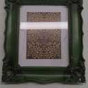 SIMON'S SHOP 8x10 Picture Frame with Mat for 5x7 Photo, Vintage Picture Frames Display Vertically or Horizontally, Rustic Green Wall and Tabletop Photo Frame