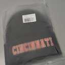 Football Fans Embroidered Beanie Knit Hat for Men Women Winter Hat (Black)