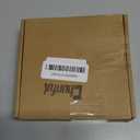 Chunful 2 Pair Rear Drawer Track Socket Back Plates Mounting Brackets Durable Plastic Drawer Track Back Plate Left and Right Close Locker Slides Socket for Repairing Replacing (White)