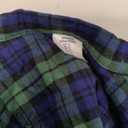 Amazon Essentials Women's Flannel Long-Sleeve Button Front Shirt and Pant Pajama Set (X-Large, Cobalt Blue Green Blackwatch Plaid)