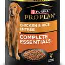 Purina Pro Plan Complete Essentials Classic Pate Dog Food, Chicken and Rice Entre - (Pack of 12) 13 oz. Cans (EXP 03/01/28)