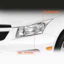 For 2011-2015 Chevy Cruze Headlights Assembly Chrome Pair