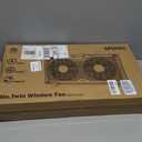 shinic 9'' Window Fan with Thermostat & LED Display, Reversible Airflow, 23.5"L x 4.0"W x 11.8"H