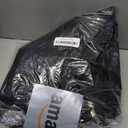 Extra Large Storage Duffle Bag with Zippers and Handles, Big Foldable Duffle Bag for Travel (Black) L