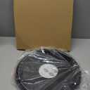 EIFHYT Molded Nylon Ceiling Medallion for Light Fixtures and Ceiling Fans 13"OD x 4"ID x 1-1/8"P (Fits Canopies up to 10-1/4") Black