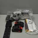 Cordless Hedge Trimmer,Cordless Grass Shear & Shrubbery Trimmer,with a 5.3-inch Lawn Mower Blade,Hedge Trimmer with 2 PCS Batteries, for Garden,Lawn.Note: It Does not Include the 9-inch Blade.