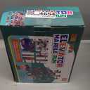 KERUVOTA Big Motorized Marble Run - Construction Building Blocks Toys 220Pcs Marble Race Track with Elevator, Educational STEM Game Christmas Birthday Gifts for Kids 3-5 4-8 8-12 (A-Colorful)