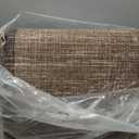 GarveeHome Washable Area Rugs 8x10 Non Slip Soft Large Living Room Rug Modern Checkered Bedroom Rug Soft Geometric Bordered Throw Carpet for Dining Room Home Decor Office Nursery, Brown