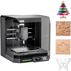 Genmitsu Cubiko CNC Router Machine with Enclosure, PCB Milling Machine, Smart Desktop CNC with Auto Z-Probing, WiFi & APP Supported, Great for Polishing, Drawing, Woodworking
