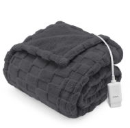 SB Faux Fur Throw Shadow 50x60