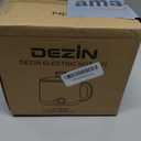 Dezin Hot Pot Electric, Rapid Noodles Cooker, Stainless Steel Electric Pot 1.6 Liter, Perfect for Ramen, Egg, Pasta, Dumpling, Soup, Porridge, Oatmeal with Temperature Control and Keep Warm Function