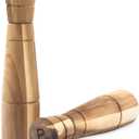Wood Salt and Pepper Grinder Set of 2, Wooden grinder, Shakers with Adjustable Coarseness, Mill Set for Spice Acacia Material